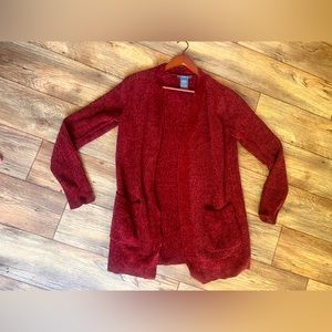 Burnt orange womens size medium cardigan